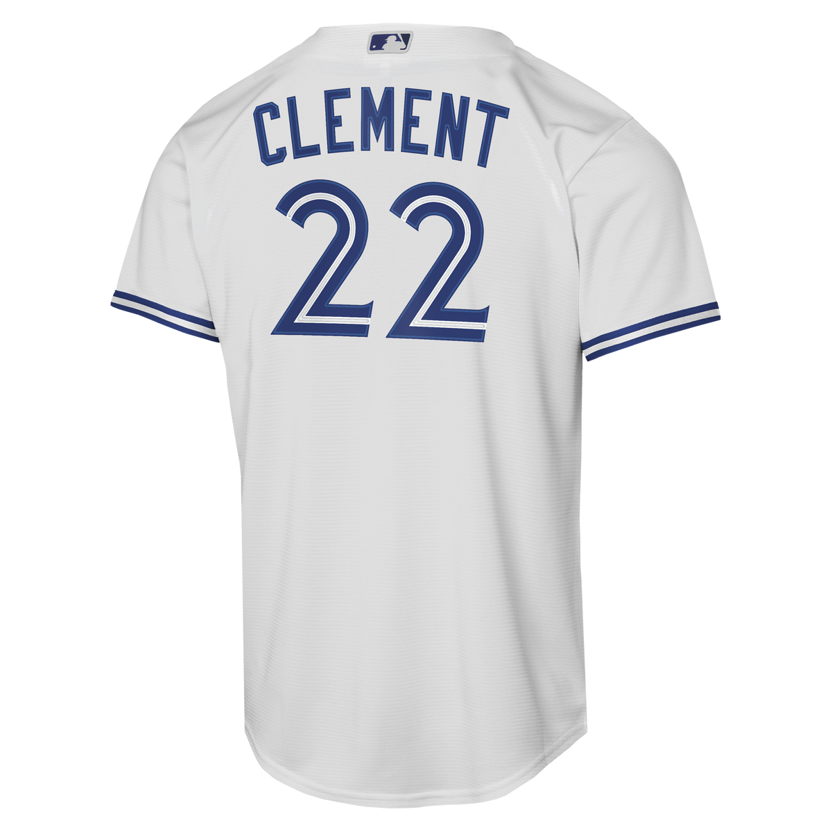Youth Toronto Blue Jays Ernie Clement Nike White Home Baseline Jersey - 4