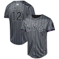 Youth New York Mets Francisco Lindor Nike Graphite 2024 City Connect Limited Player Jersey