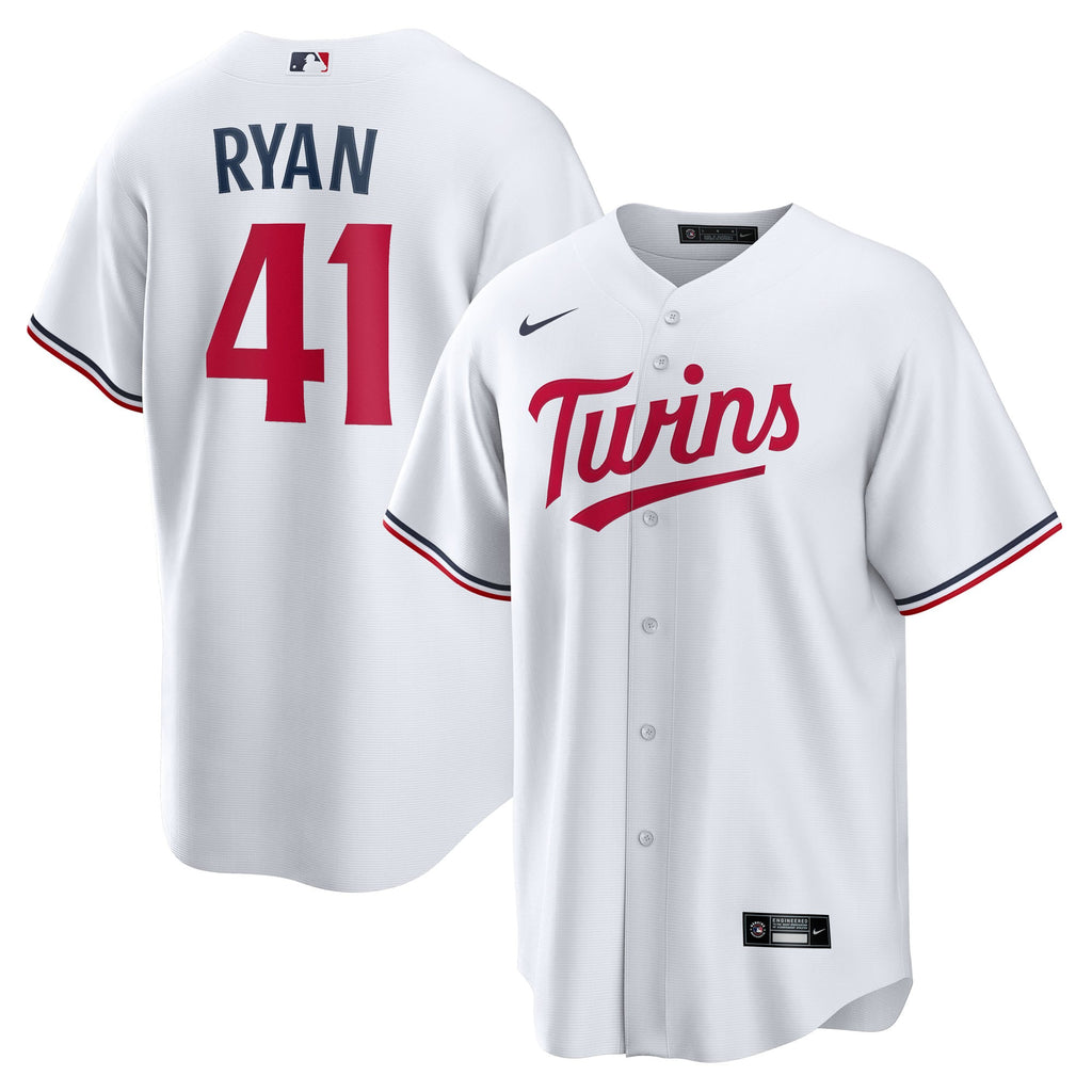 Youth Minnesota Twins Joe Ryan Nike White Home Replica Jersey - 2