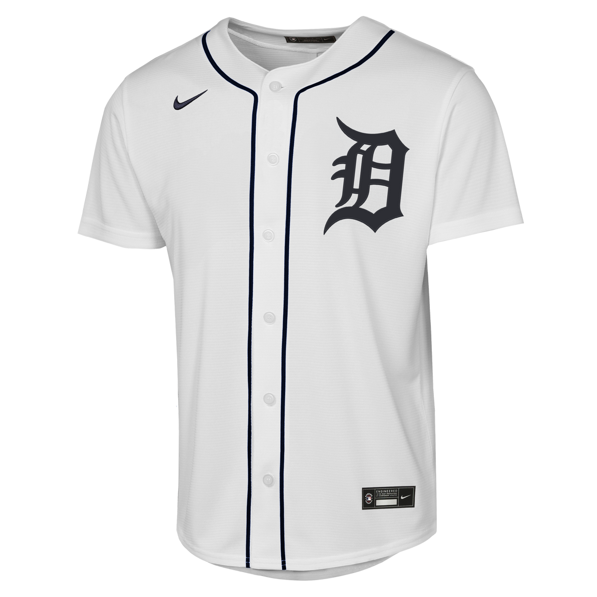 Youth Detroit Tigers Justin Verlander Nike White Home Replica Jersey - 3