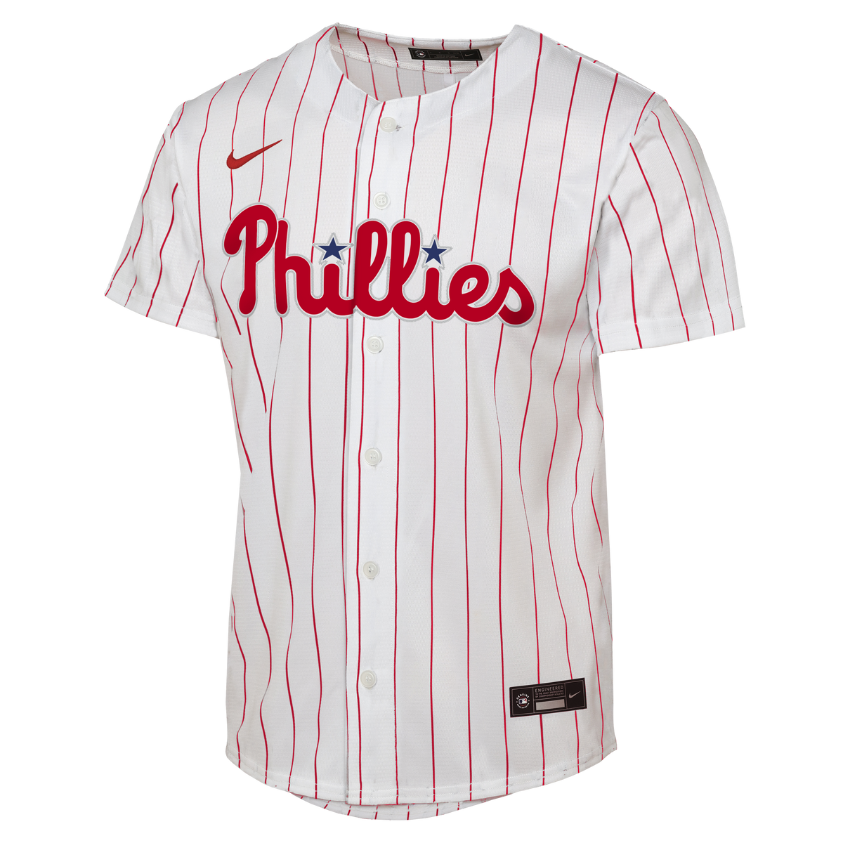 Youth Philadelphia Phillies Kyle Schwarber Nike White Home Replica Jersey - 3