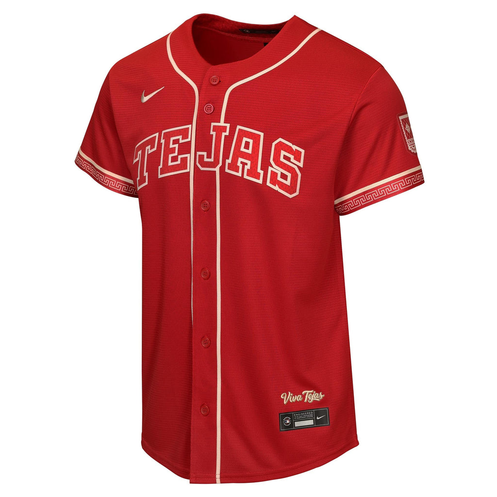 Youth Texas Rangers Nike Red 2026 City Connect Stadium Jersey - 3
