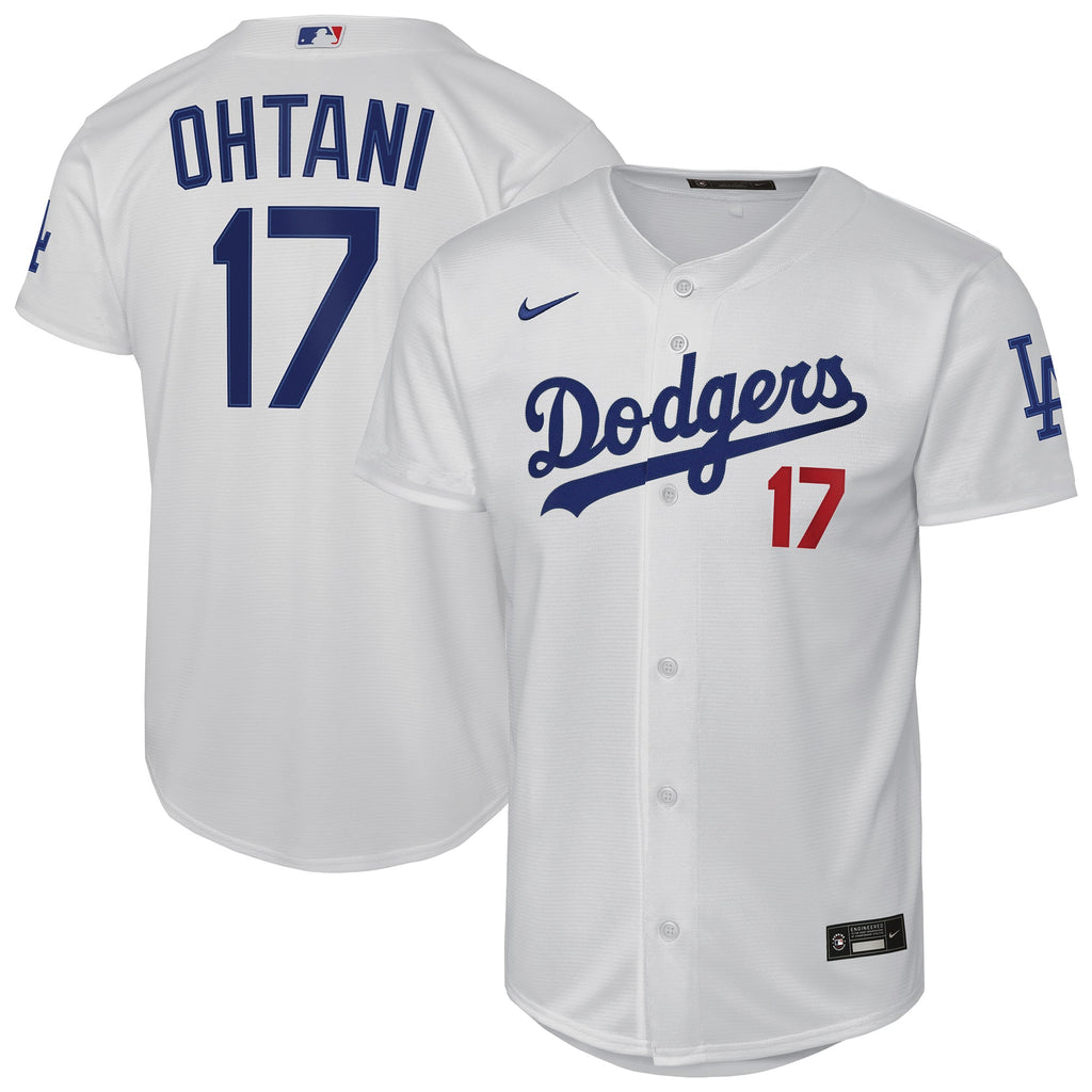 Youth Los Angeles Dodgers Shohei Ohtani Nike White Home Stadium Jersey - 2