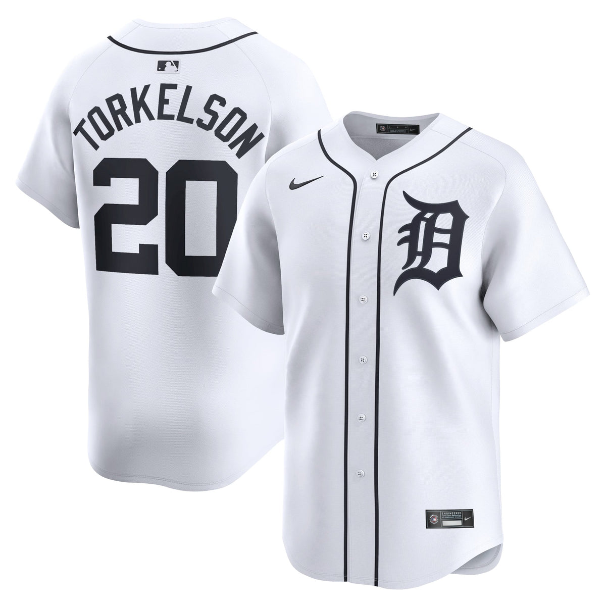 Youth Detroit Tigers Spencer Torkelson Nike White Home Limited Player Jersey - 2