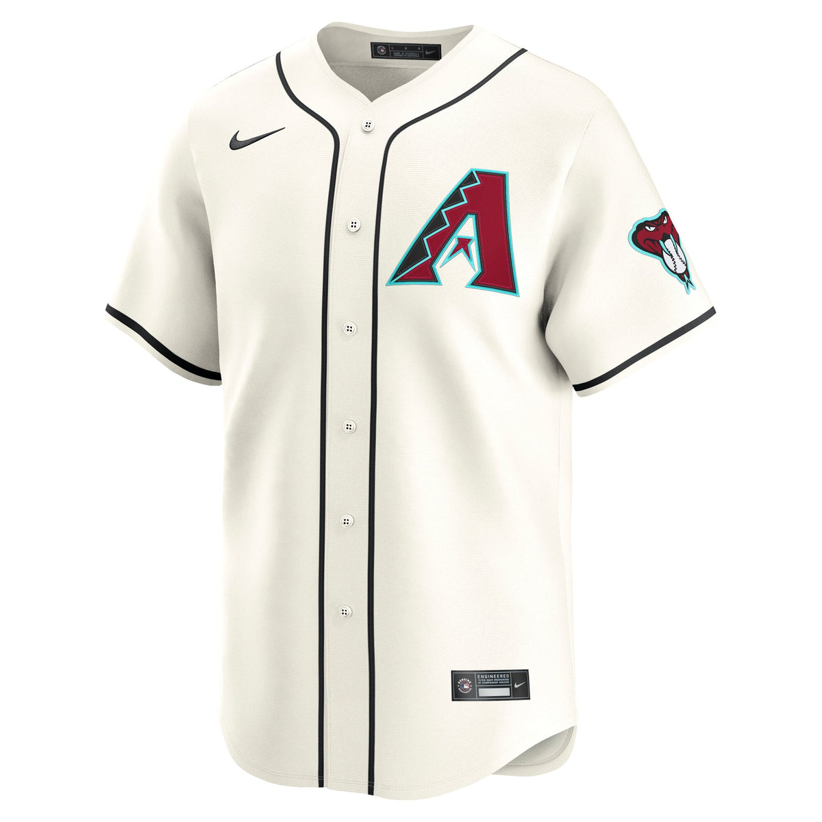 Youth Arizona Diamondbacks Nike White Home Limited Jersey - 3