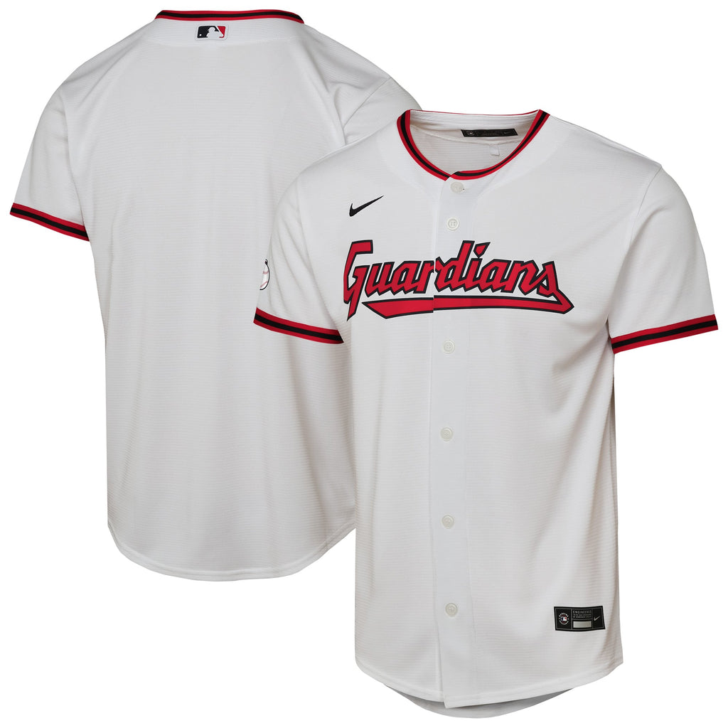 Youth Cleveland Guardians Nike White Home Stadium Jersey - 2