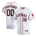 Youth Houston Astros Nike White Home Custom Limited Jersey