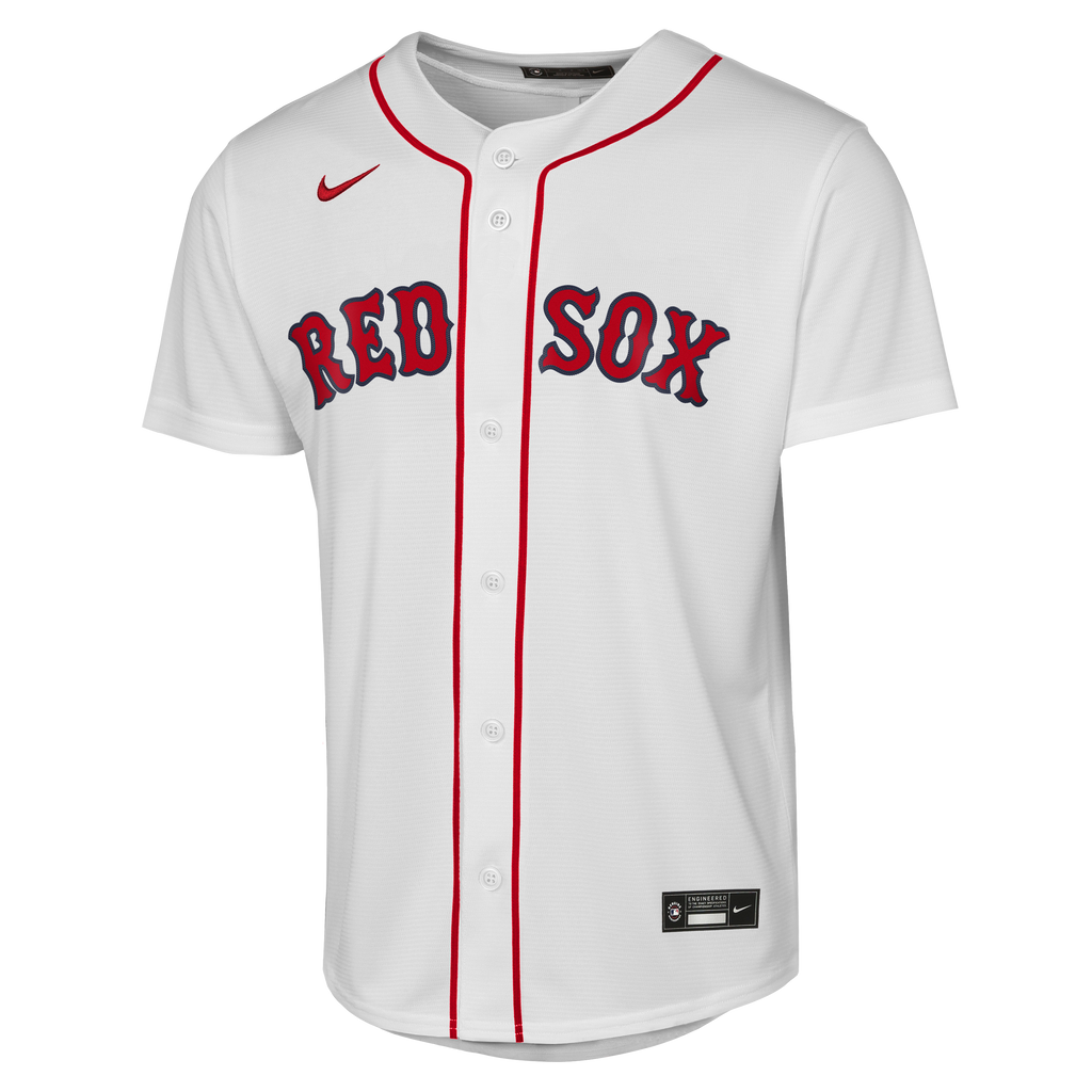 Youth Boston Red Sox Wilyer Abreu Nike White Home Replica Jersey - 3